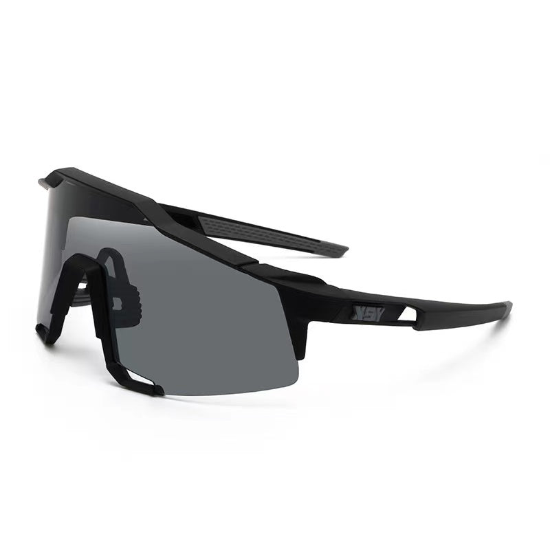 Black Frame, Grey Lens Sunglasses-A415