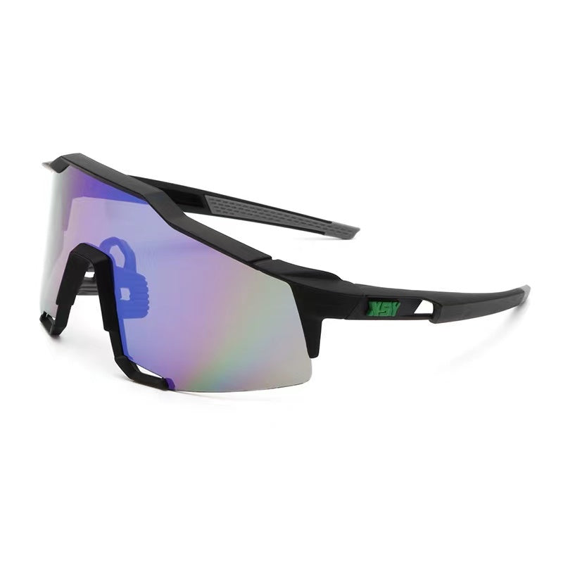 Black Frame Green Mercury Sunglasses-A417