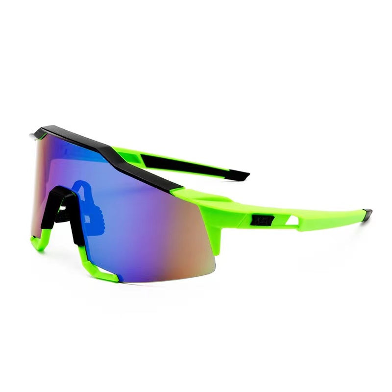 Green Frame， Black Edge， Green Mercury Sunglasses-A421